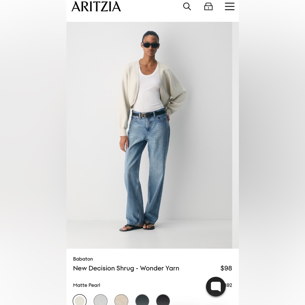 Babaton White Shrug